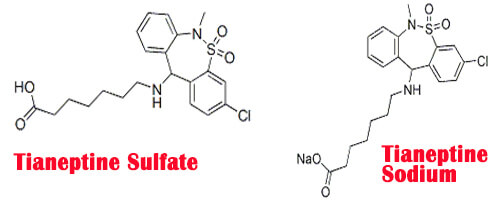 Tianeptine Sodium or Tianeptine Sulfate 