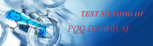 test method of pqq disodium